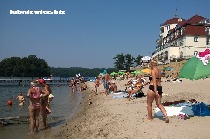 lubniewice beach lake